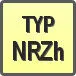 Piktogram - Typ: NRZh